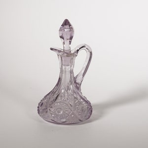 Antique cut crystal bottle - 19th century