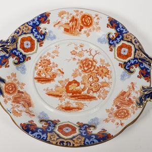 Antique Ashworth&#39;s Ironstone China Tray Plate - 19th century - Chinoiserie - Hand painted - Made in England