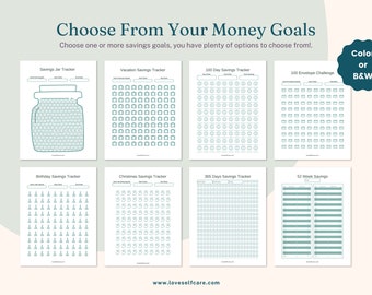 Savings Tracker Printable Cash Savings Challenge Printable Money Saving 52 Week Challenge Printable Savings Cash Tracker Paycheck Budget
