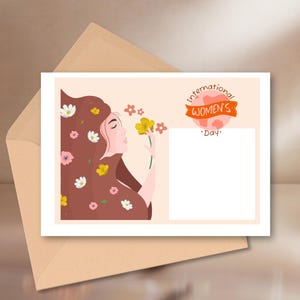 Cartões do Dia Internacional da Mulher Cartões de empoderamento para impressão para amigos Celebre e inspire mulheres Feliz Dia da Mulher Mês da História da Mulher