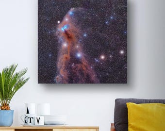 Corona Australis Metal Print: Astrophotography Wall Art, Cosmic Decor, Ready to Hang