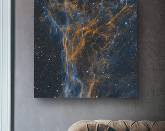 Pickering's Triangle Metal Print: Astrophotography Wall Art, Cosmic Decor, Ready to Hang