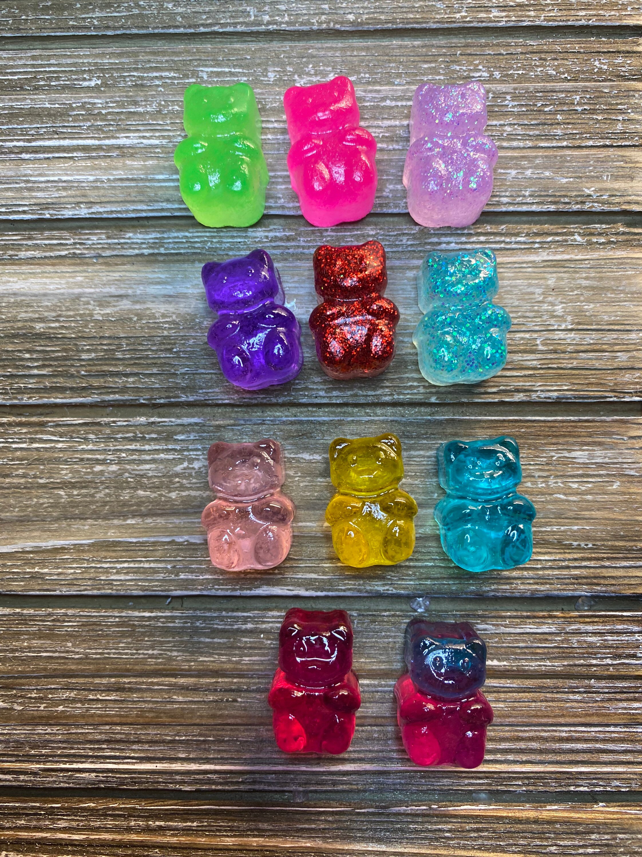 These GUMMY BEAR croc charms are officially here and will be in the shop  11/25 #blackfriday 💅 These snack-themed charms look good enough …