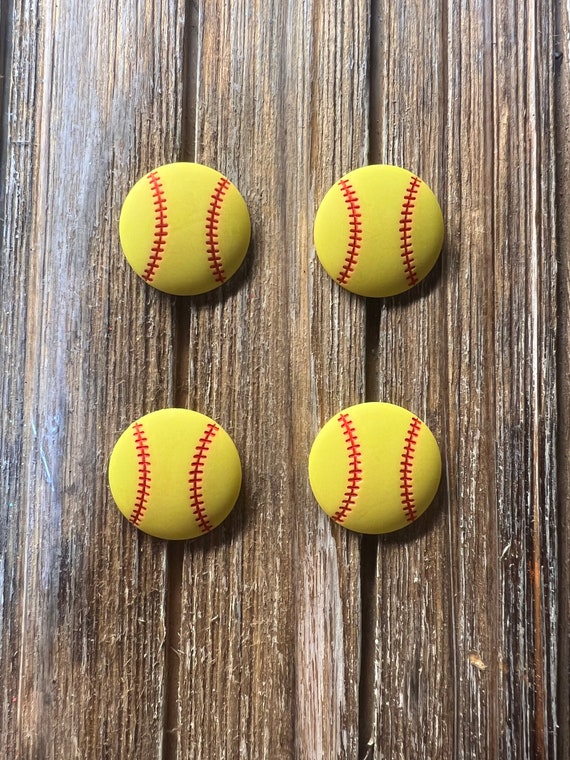 softball croc pins