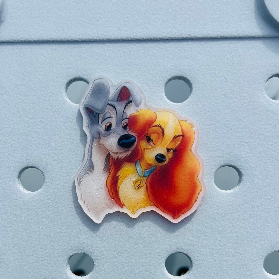 Bogg Bag Tag Lady and the Tramp Beach Bag Charm Compatible With Simply