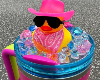 Pink Cowgirl Duck Topper