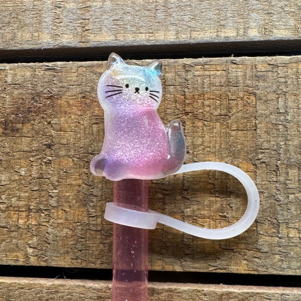 Shimmery Cat Straw Cap