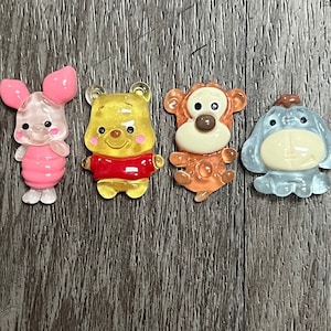 Winnie The Pooh Croc Charms | Piglet | Wristbands | Eeyore | Tigger |Trending Winnie The Pooh Charms | Croc Charm Set | Pooh Bear Charm
