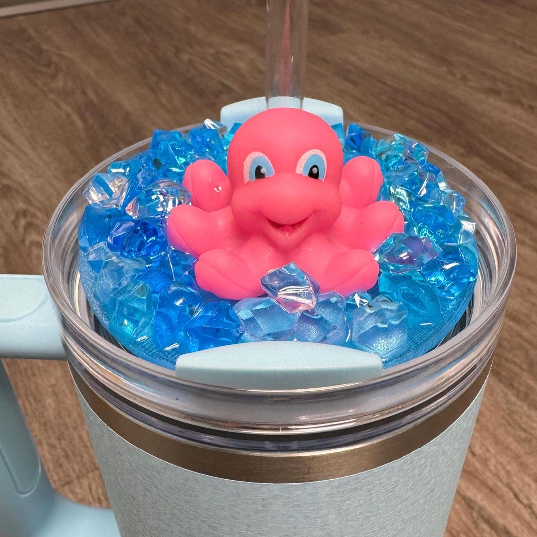 Octopus Cup Topper for 30 and 40 Oz Quenchers - Etsy