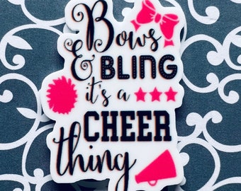 Cheer Bows and Bling Bogg Bag Tag Beach Bag Bit Charm Compatible with Simply Southern