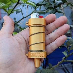2 Pack Bic Lighter Hemp Rope Sleeve with Ash Smasher and POKER Ash Smasher Ultimate.