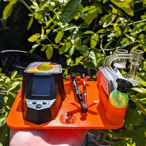 Dab Rite™ Dabstation Tray Dabber Holder 10/14 mm Banger / Slurper Display Carb Cap
