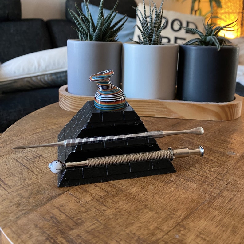 Pyramid Dabstation Universal Carb Cap Holder Dabber and Gem Etsy