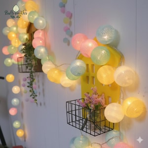 Fairy String Lights – LED Tiny Ball Fairy Lights for Bedroom, Garden, Wedding, Holiday & Halloween Decor, Battery Powered Fairy Lights