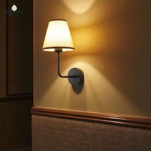 Retro Fabric Wall Lamp | Modern Aluminum Ceiling Fixture | Vintage Hanging Light | Decorative Pendant for Kitchen, Bedroom & Hallway