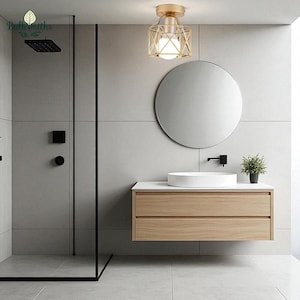 Modern Black Ceiling Light – Unique Iron Pendant Lamp for Bedroom, Kitchen, Hallway, or Kids Room | Industrial Home Lighting