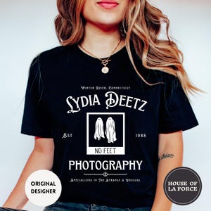 Lydia Deetz Photography Shirt, Strange and Unusual, Horror Shirt, Halloween Shirt, Lydia Deetz, Goth Shirt, 80s Movies, Spooky Tee