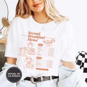 Second Breakfast Shirt, Bookworm, Second Breakfast, Literature Shirt, Bookish, Gifts for Readers, Gifts for Geeks, Nerdy Shirt, Movie Buff
