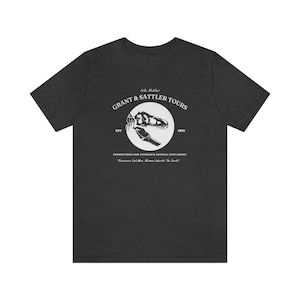 Grant & Sattler Tours Dinosaur Shirt, Jurassic Park Shirt, Movie Lover ...