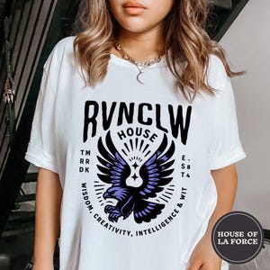 Raven Wizard House Adult Shirt, Raven, Wizard House Shirt, Wizard Sport, Wizard School House, Witchcore, Mystical, Theme Park Shirt, Bookish