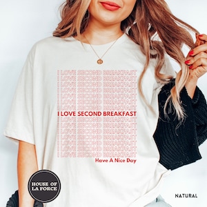 Second Breakfast Shirt, Bookworm, Second Breakfast, Literature Shirt, Bookish, Gifts for Readers, Gifts for Geeks, Nerdy Shirt, Movie Buff