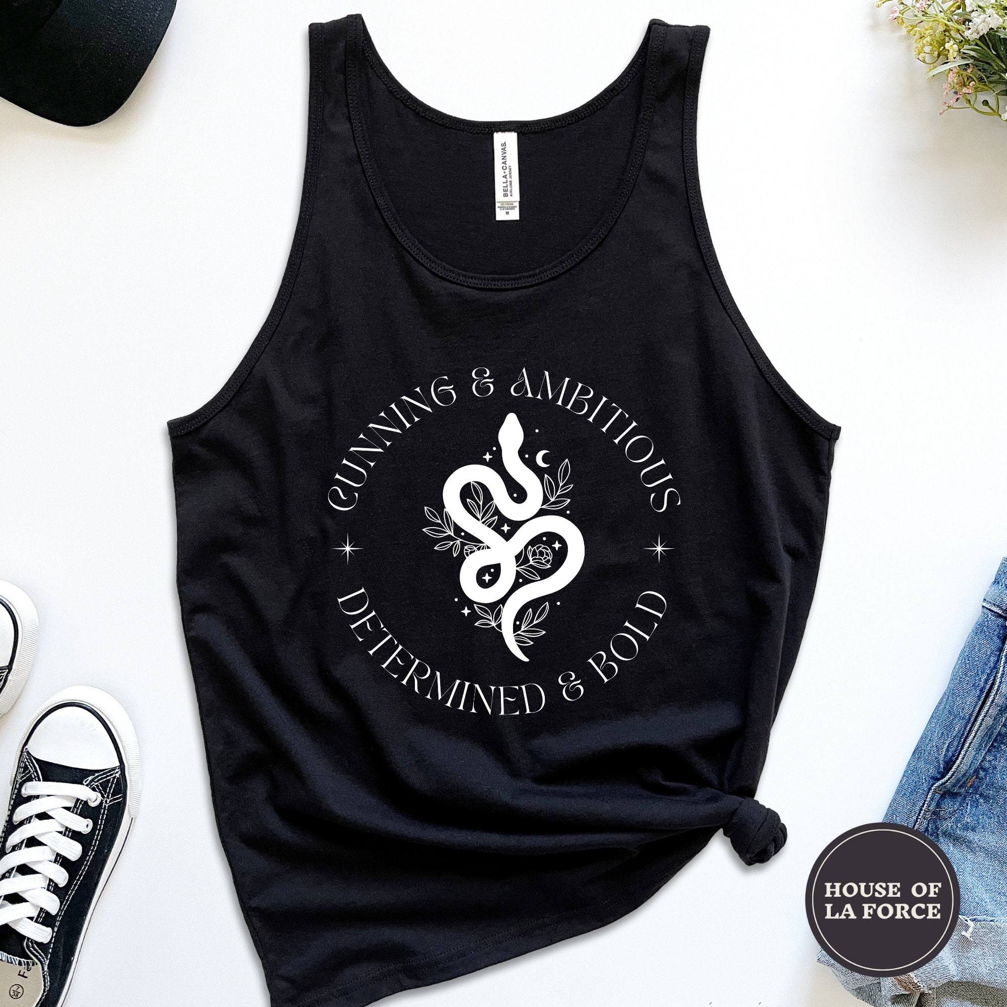 Cunning & Ambitious Snake Tank Top