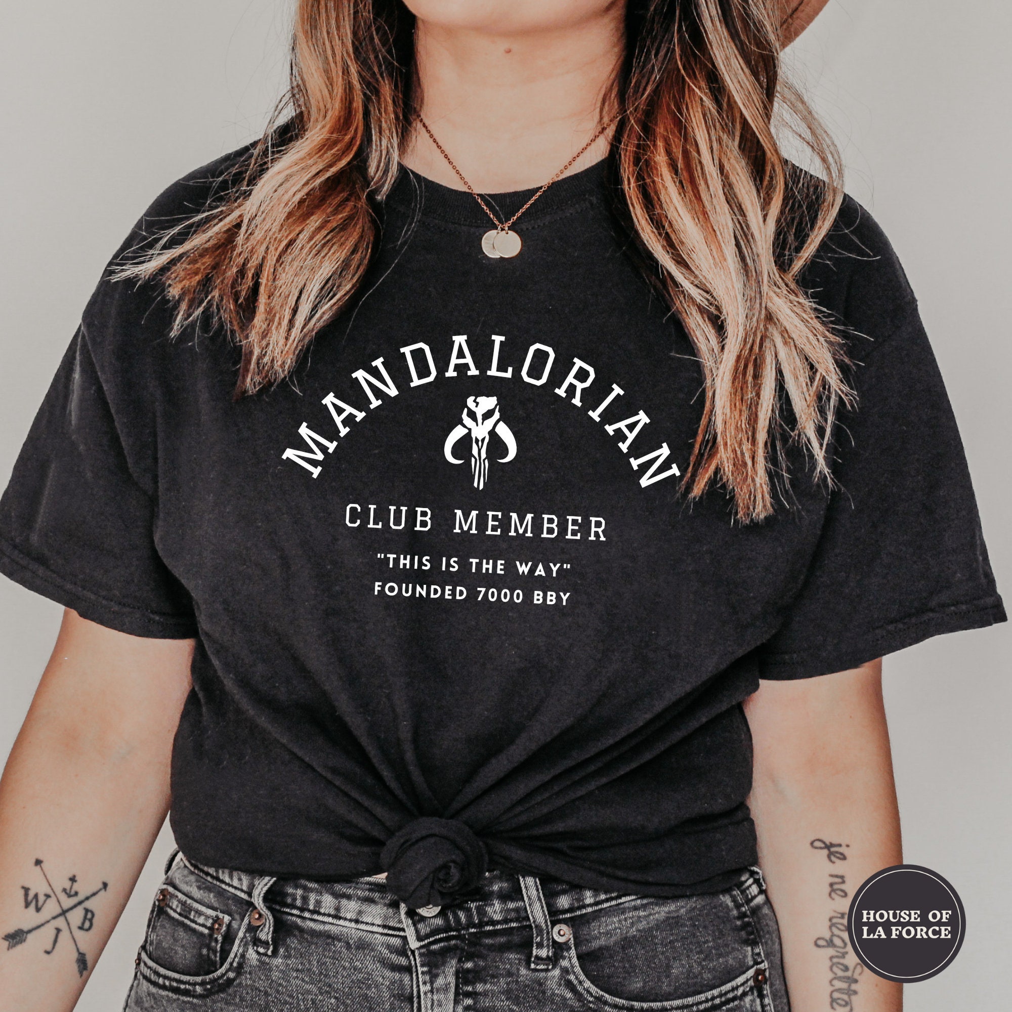 Discover Mandalorian Club Member T-Shirt, Mandalorian Shirt, Star Wars Gift