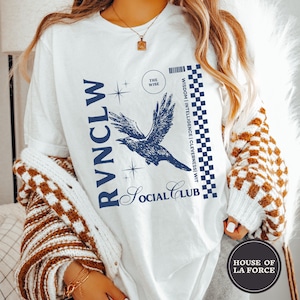 Raven Wizard House Adult Shirt, Raven, Wizard House Shirt, Wizard Sport, Wizard School House, Witchcore, Mystical, Theme Park Shirt, Bookish
