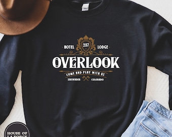 The Overlook Hotel Sweatshirt, The Shining Sweatshirt, Horror Movie Shirt, Halloween Sweatshirt, Creepy Sweatshirt, Room 237, Stephen King