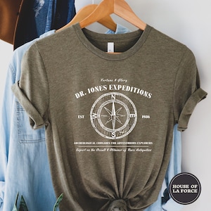 Dr. Jones Expeditions Shirt, Movie Lover Gift, Archeology Shirt, Movie Shirt, Theme Park Shirt