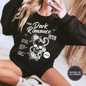 Dark Romance Sweatshirt, Book Lover Shirt, Dark Romance, Book Club Shirt, Bookish Gift, Romance Reader,Smut,Bookish, Romantasy, Book Tee