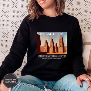 O&#39;Connell Tours Sweatshirt, The Mummy Sweatshirt, Brendan Fraser Shirt, Brendan Fraser, The Mummy 1999 , The Mummy, Movie Lover Gift