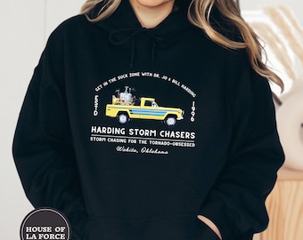 Harding Storm Chasers Hooded Sweatshirt, Twister Movie, 90s Movies, Movie Lover Gift, Twister, Tornado Shirt, Jo Harding, Bill Harding