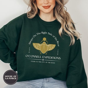 O&#39;Connell Expeditions Sweatshirt, The Mummy Sweatshirt, Brendan Fraser Shirt, Brendan Fraser, The Mummy 1999 , The Mummy, Movie Lover Gift