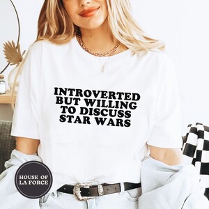 Introvert Funny Shirt, Nerdy Shirt, Geek Chic Shirt, Gifts for Geeks, Galaxy Shirt, SciFi Movie Shirt, Movie Lover Shirt, Fandom Shirt