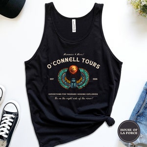 O&#39;Connell Tours Tank Top, The Mummy Shirt, Brendan Fraser Shirt, Brendan Fraser, The Mummy 1999 , The Mummy, Movie Lover Gift