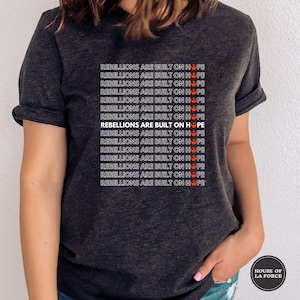 Rebellions are Built on Hope Shirt, Geek Shirt, Gifts for Geeks, Nerdy Shirt, SciFi Shirt, Resist Shirt