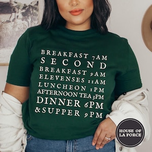 Second Breakfast Meals Shirt, Literary Shirt, Reading Graphic T-Shirt, Tolkien Fan Gift, Book Lover Tee, Librarian Shirt, Nerdy Shirt