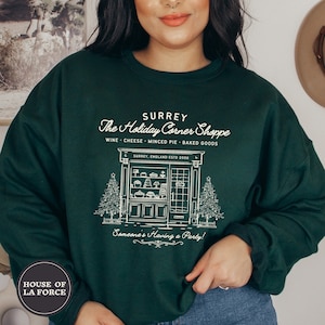 The Holiday Sweatshirt, The Holiday Movie Gifts, The Holiday Movie, Holiday Season RomCom Sweatshirt, Iris Simkins, Amanda Woods