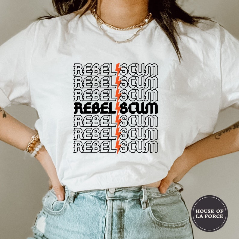 Rebel Scum Shirt, Star Wars Inspired Shirt, Jedi Shirt, Star Wars Gift, Star Wars Fan, Princess Leia, Star Wars Rebels, Rey Skywalker image 1