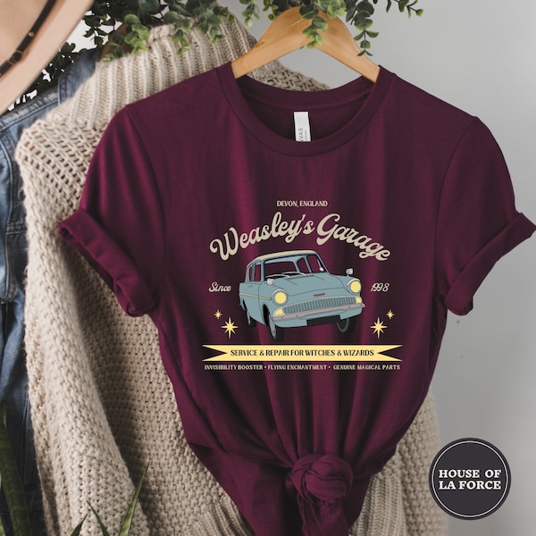 Magic Car Garage Adult Shirt