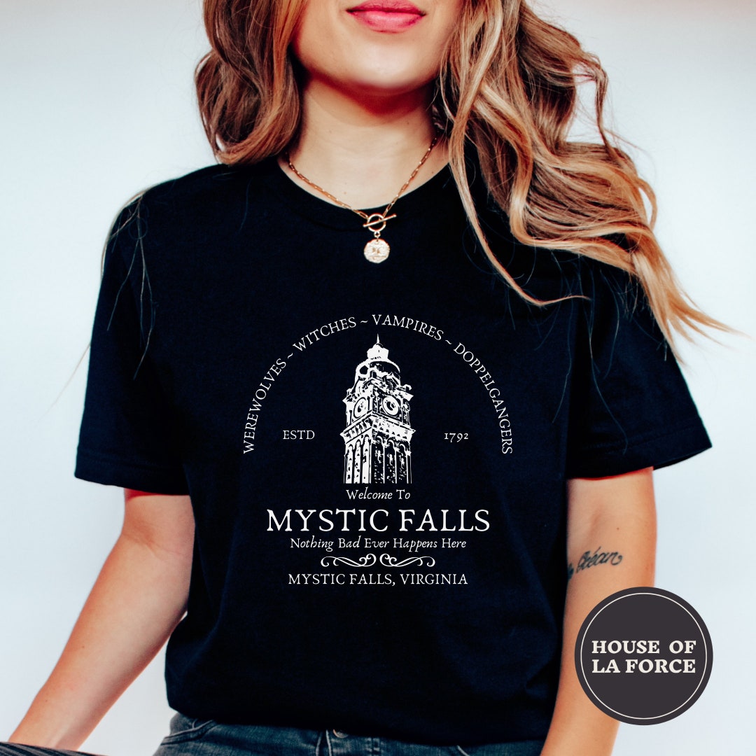 Buy Vampire Diaries Shirt, Mystic Falls, the Vampire Diaries, Damon  Salvatore, Team Damon, Stefan Salvatore, Vampire Shirt, Salvatore,  Mikaelson