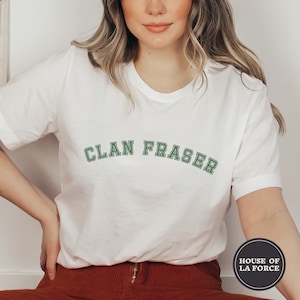 Clan Fraser Shirt, Claire Fraser, Outlander Book Series Shirt, Jamie Fraser Shirt, Fraser Ridge Clan, Sassenach Fan Gift, Outlander Gift