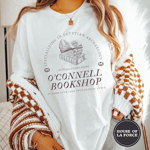 O&#39;Connell Bookshop Shirt, The Mummy Shirt, Brendan Fraser Shirt, The Mummy 1999, The Mummy, Movie Lover Gift, Movie Shirt, Movie Buff