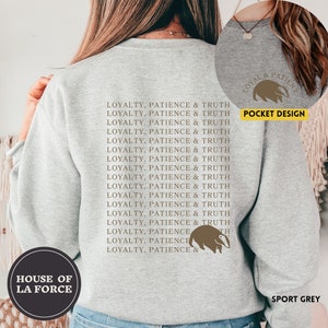 Badger Sweatshirt, Badger, Wizard House Shirt, Wizard Sport, Wizard School House, Witchcore, Mystical, Theme Park Shirts