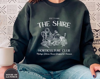 Garden Club Sweatshirt, Literature Shirt, Second Breakfast, Movie Buff, Bookworm, Bookish, Gifts for Readers, Gardening Shirt