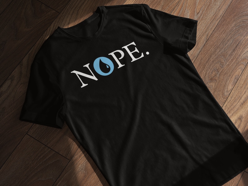Nope. Magic the Gathering Blue Islands Symbol MTG Graphic Etsy