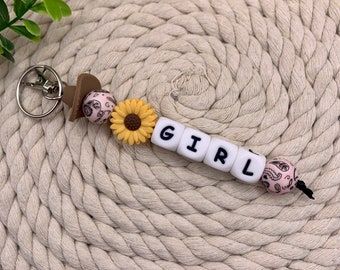 Gift For Flower Girl, Flower Girl Gift, Country Wedding Flower Girl, Flower Girl Keychain