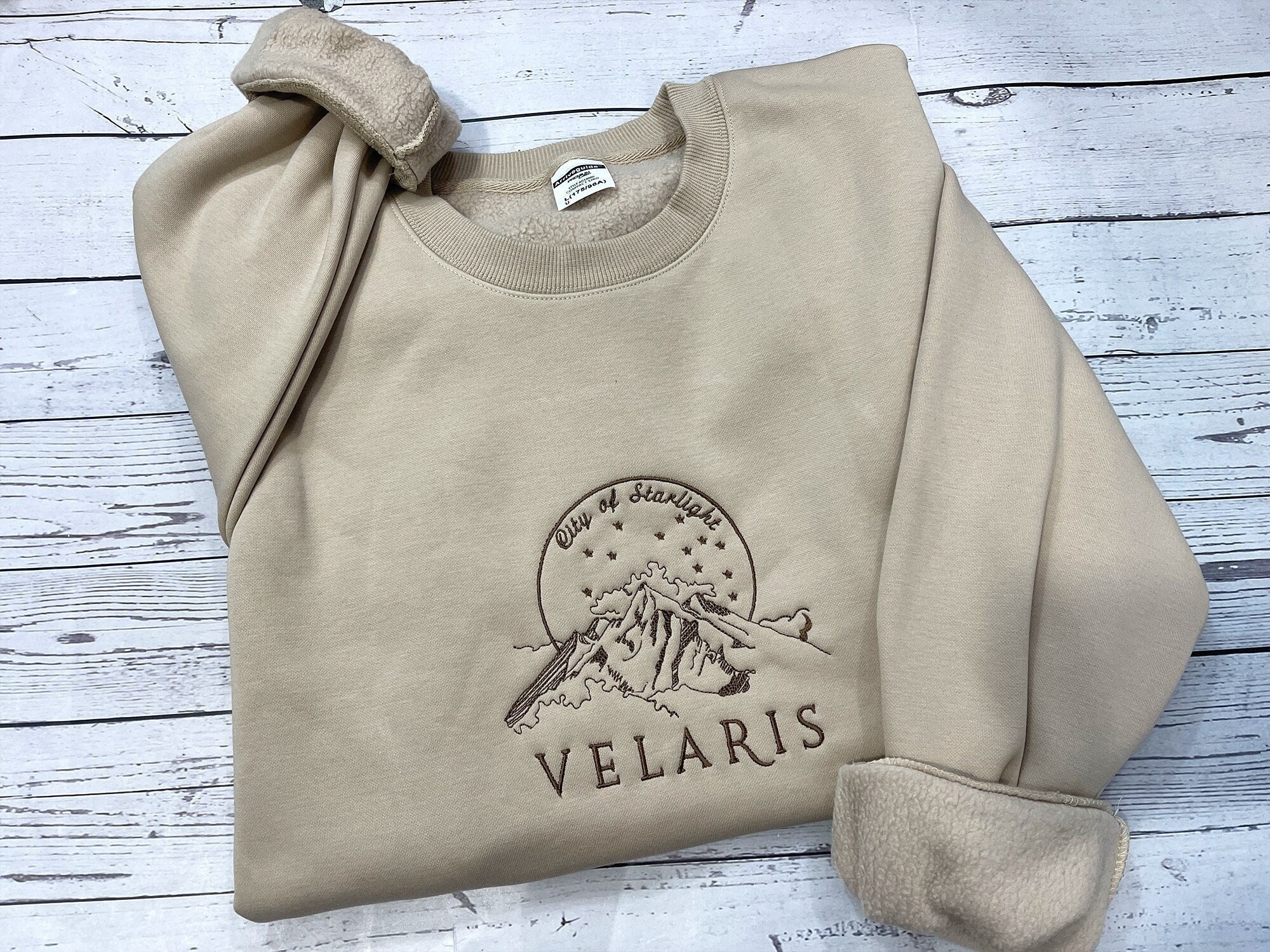 Discover Embroidered Velaris City Of Starlight ACOTAR Sweatshirt