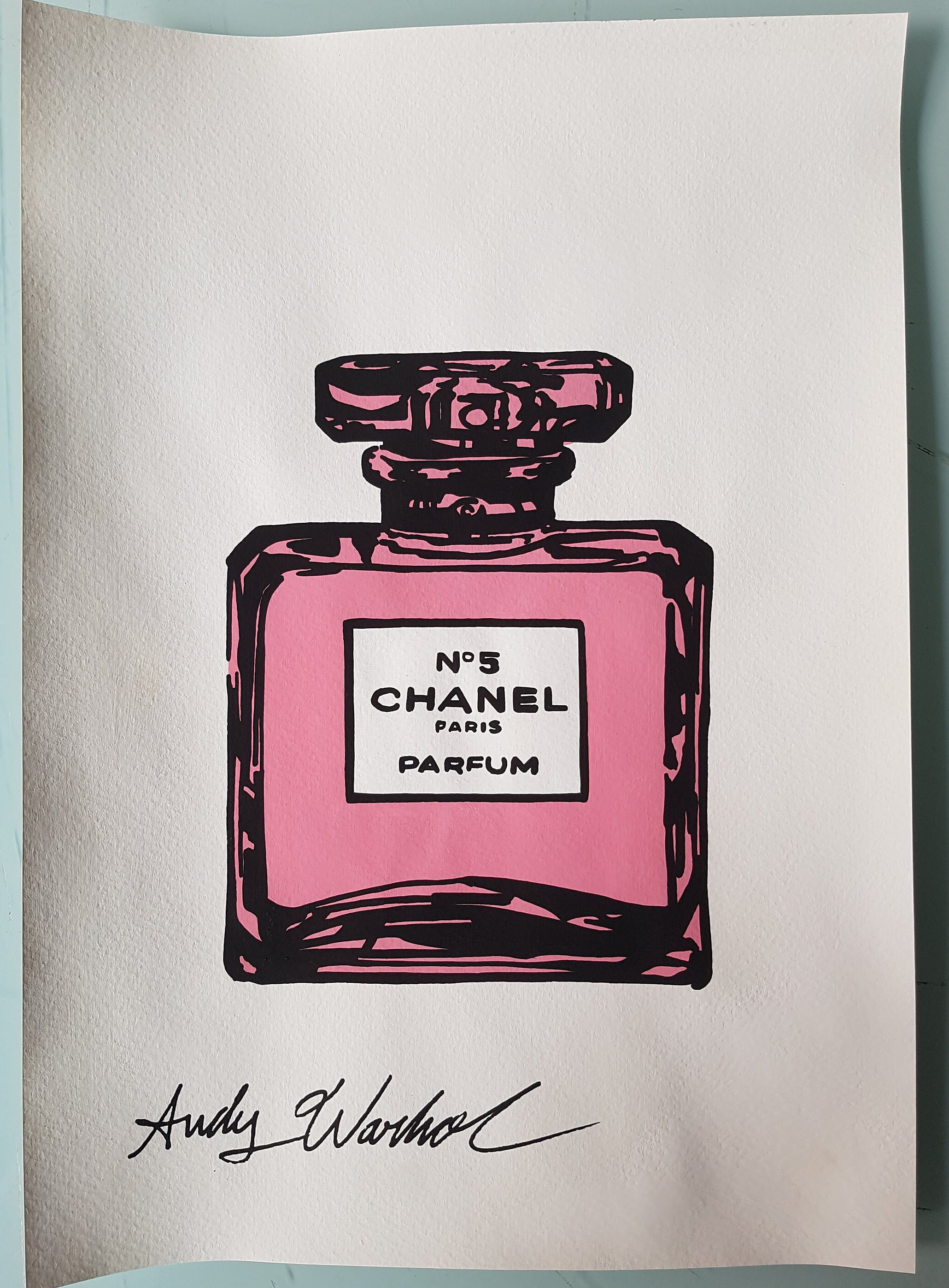 Andy Warhol Chanel No 5 - Etsy